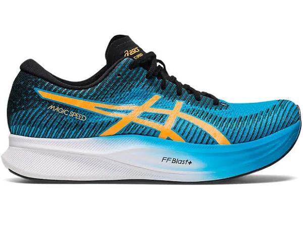ASICS Men's Magic Speed 2 - Island Blue/Orange Pop 15