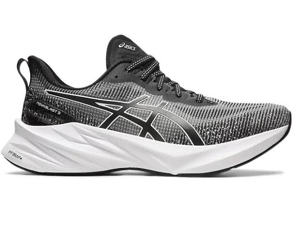 ASICS Men's Novablast 3 Le - Running Shoes - Black/White 10.5