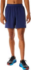 ASICS Men's Road 2-N-1 7 Inch Short - Indigo Blue/Indigo Blue S