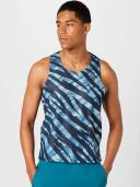 ASICS Men's Ventilate Actibreeze Singlet - Azure/Performance Black L