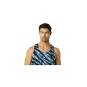 ASICS Men's Ventilate Actibreeze Singlet - Azure/Performance Black M