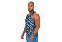 ASICS Men's Ventilate Actibreeze Singlet - Azure/Performance Black XL