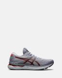 ASICS | Mens GEL-Nimbus 24 (Sheet Rock/Cherry Tomato) 10.5
