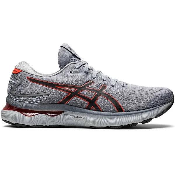 ASICS | Mens GEL-Nimbus 24 (Sheet Rock/Cherry Tomato) 10.5