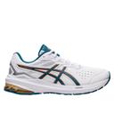 ASICS | Mens GT-1000 Leather 2 2E-Wide (White/Ink Teal) 9
