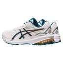 ASICS | Mens GT-1000 Leather 2 2E-Wide (White/Ink Teal) 9