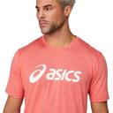 ASICS | Mens Triblend Training Short Sleeve Top (Red Alert) L