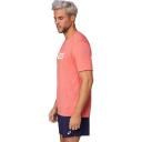 ASICS | Mens Triblend Training Short Sleeve Top (Red Alert) L