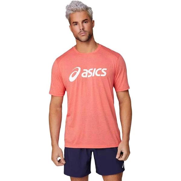 ASICS | Mens Triblend Training Short Sleeve Top (Red Alert) L