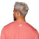 ASICS | Mens Triblend Training Short Sleeve Top (Red Alert) M