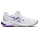 ASICS Netburner Ballistic FF 3 Womens, 8.5 / White/Digital Violet