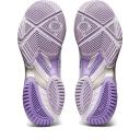 ASICS Netburner Ballistic FF 3 Womens, 8.5 / White/Digital Violet