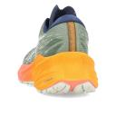 ASICS Novablast 3 Trail Running Green Orange Pink Women - 40