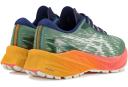 ASICS Novablast 3 Trail Running Green Orange Pink Women - 42.5