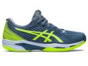 ASICS Solution Speed FF (CC) Steel Blue/Hazard Green Men's Shoe-15 US