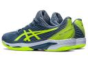 ASICS Solution Speed FF (CC) Steel Blue/Hazard Green Men's Shoe-15 US