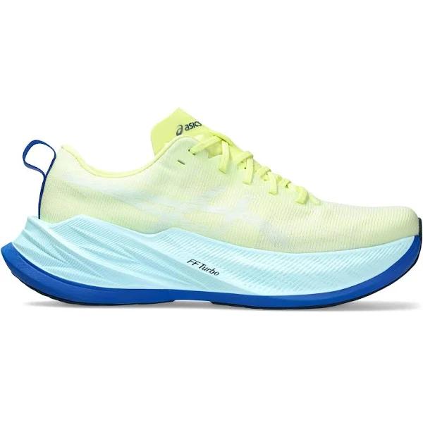 ASICS Superblast Running Shoes Yellow/Blue US Mens 13 / Womens 14.5