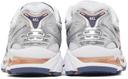 ASICS White & Pink Gel-Kayano 14 Sneakers
