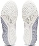 ASICS White & Silver Gel-Resolution 9 Sneakers