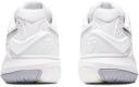 ASICS White & Silver Gel-Resolution 9 Sneakers