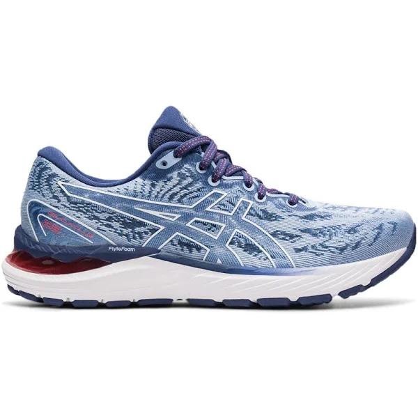 ASICS Women's GEL-Cumulus 23 Running Shoes (Mist/White, Size 8 US)