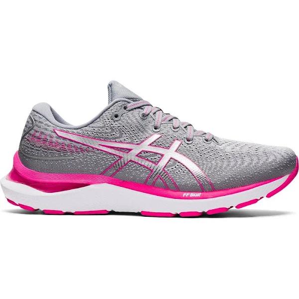 ASICS Women's GEL-Cumulus 24 Running Shoes, 8.5, Sheet Rock/Pink Glo