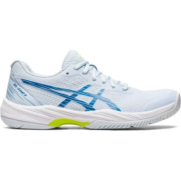 ASICS Women's Gel-Game 9 - Netball Shoes - Sky/Reborn Blue 7.5