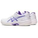 ASICS Women's Gel-Game 9 - Netball Shoes - White/Amethyst 12