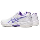 ASICS Women's Gel-Game 9 - Netball Shoes - White/Amethyst 6.5