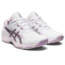 ASICS Women's Gel-Netburner Academy 9 - Netball Shoes - White/Dusk Violet 12
