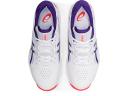 ASICS Women's Gel-Netburner Academy 9 - Netball Shoes - White/Gentry Purple 12