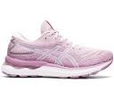 ASICS Women's GEL-Nimbus 24 Running Shoes (Barely Rose/White) 8 US