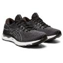 ASICS Women's GEL-Nimbus 24 Running Shoes (Black/Pure Silver) 6.5 US