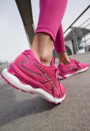 ASICS Women's GEL-Nimbus 24 - Running Shoes - Fuchsia Red/White 9.5