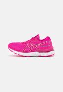 ASICS Women's GEL-Nimbus 24 - Running Shoes - Fuchsia Red/White 9.5