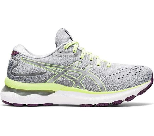 ASICS Women's GEL-Nimbus 24 - Running Shoes - Piedmont Grey/White 11