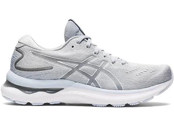 ASICS Women's GEL-Nimbus 24 - Running Shoes - Piedmont Grey/White 6.5