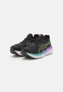 ASICS Women's GEL-Nimbus 25 - Running Shoes - Black/Glow Yellow 10.5