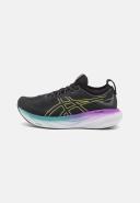 ASICS Women's GEL-Nimbus 25 - Running Shoes - Black/Glow Yellow 10.5