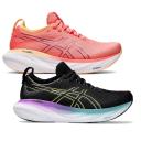 ASICS Women's GEL-Nimbus 25 - Running Shoes - Black/Glow Yellow 10.5