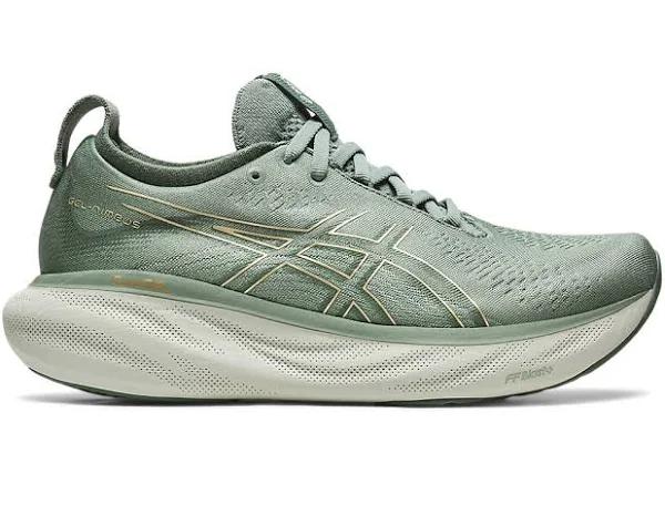ASICS Women's GEL-Nimbus 25 - Running Shoes - Slate Grey/Champagne 6
