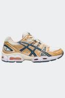 ASICS Women's GEL-Nimbus 9 - Sportstyle Sneakers - Cream/Ironclad 7.5