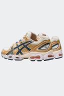 ASICS Women's GEL-Nimbus 9 - Sportstyle Sneakers - Cream/Ironclad 7.5