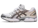 ASICS Women's GEL-Nimbus 9 - Sportstyle Sneakers - White/Oatmeal 10.5