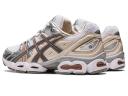 ASICS Women's GEL-Nimbus 9 - Sportstyle Sneakers - White/Oatmeal 11.5
