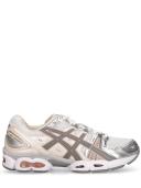 ASICS Women's GEL-Nimbus 9 - Sportstyle Sneakers - White/Oatmeal 5