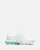 ASICS Women's Gel-Quantum 180 VII - Sportstyle Sneakers - White/Ice Green 8.5