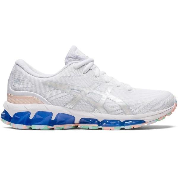 ASICS Women's Gel-Quantum 360 VII - Sportstyle Sneakers - White/Soft Sky 5.5
