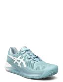 ASICS Women's Gel Resolution 8 Clay - Smoke Blue/White [Size: US -7.5]