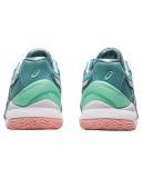 ASICS Women's Gel Resolution 8 Clay - Smoke Blue/White [Size: US -7.5]